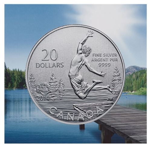 2014 Summertime $20 for $20 Fine Silver Coin