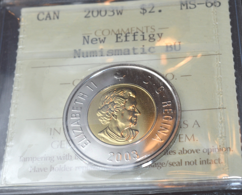 2003W Canada $2 (New Effigy) ICCS MS66 NBU