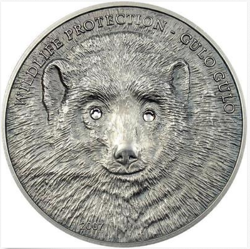 2007 ₮500 TOGROG MONGOLIA GULO GULO WOLVERINE