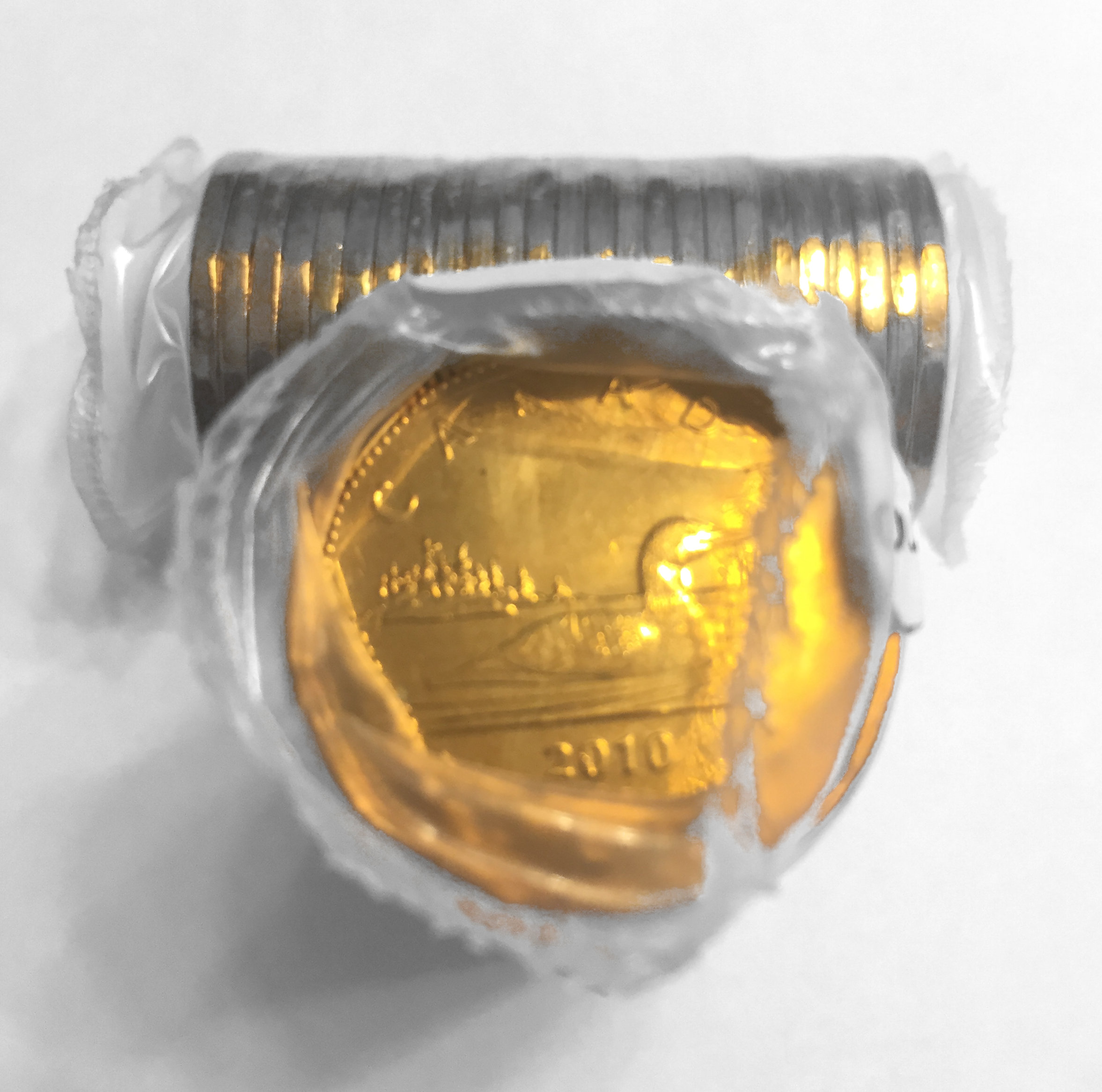 2010 Canada $1 1-dollar Loon Original Roll - Low Mintage