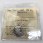 1967 Canada 10-Cent ICCS MS-64