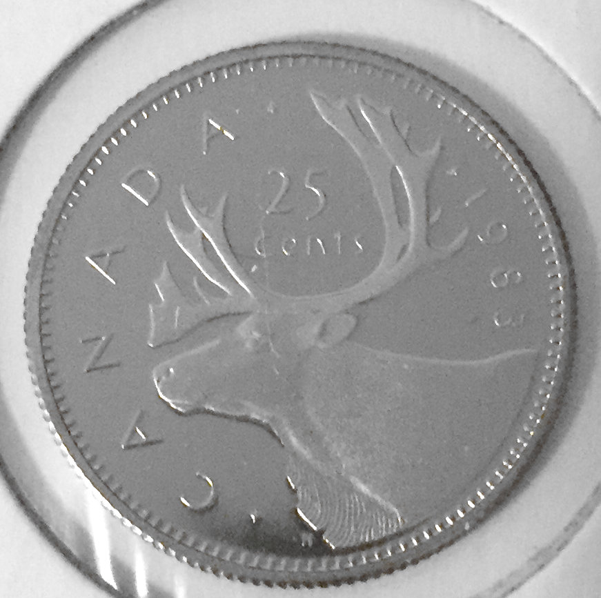 1983 Canada 25-cent Proof with Frosted Finish