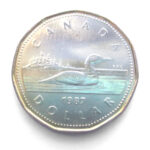 1987 Canada $1 Loonie BU Coin from Mint Roll