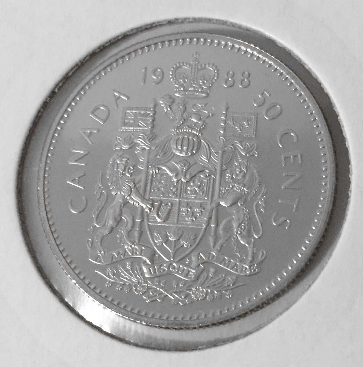 1988 Canada 50-cent Proof with Frosted Finish