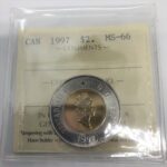 1997 Canada 2-dollar $2 Polar Bear ICCS MS-66