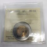 2002 Canada 2-dollar $2 Polar Bear ICCS MS-66