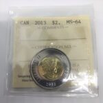 2013 Canada 2-dollar $2 Polar Bear ICCS MS-64