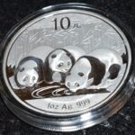 2013 元10 Yuan Chinese Panda 0.999 1oz Fine Silver