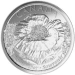 2015 Canada 25-cent Poppy No Color BU