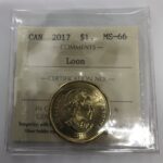 2017 Canada 1-dollar $1 Loon ICCS MS-66