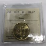 2017 Canada 1-dollar $1 Loon ICCS MS-67
