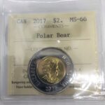 2017 Canada 2-dollar $2 Polar Bear ICCS MS-66