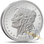 2017 Zombucks Morgue Anne 1oz Fine Silver Round