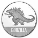 2021 Niue Godzilla 1oz Fine Silver Round