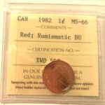 1982 Canada 1-Cent - NBU MS-66 RED