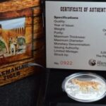 2011 Tuvalu Tasmanian Tiger 1oz Silver PF $1 - 1st Release Endangered & Extinct