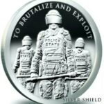 2015 Silver Shield Slave Police 1oz Silver Round